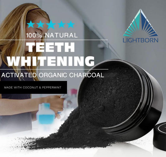 Lightborn Co. Organic Activated Charcoal Tooth Whitening Powder